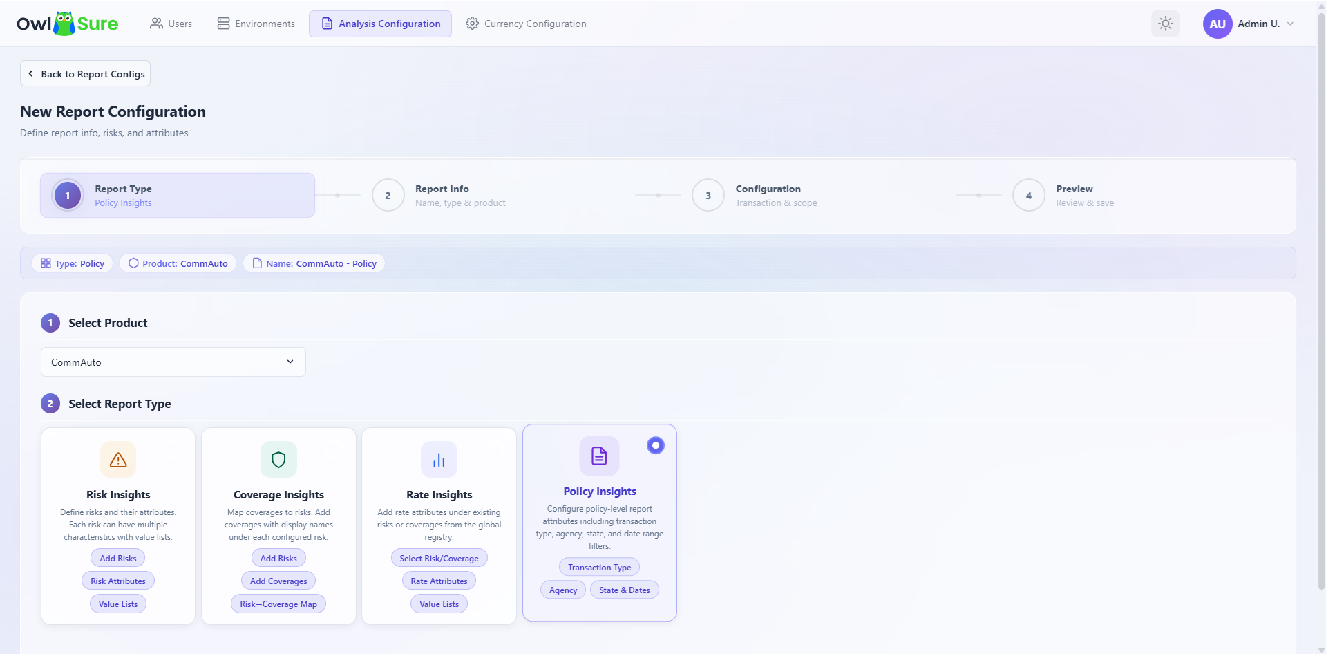 Policy Insights Configuration